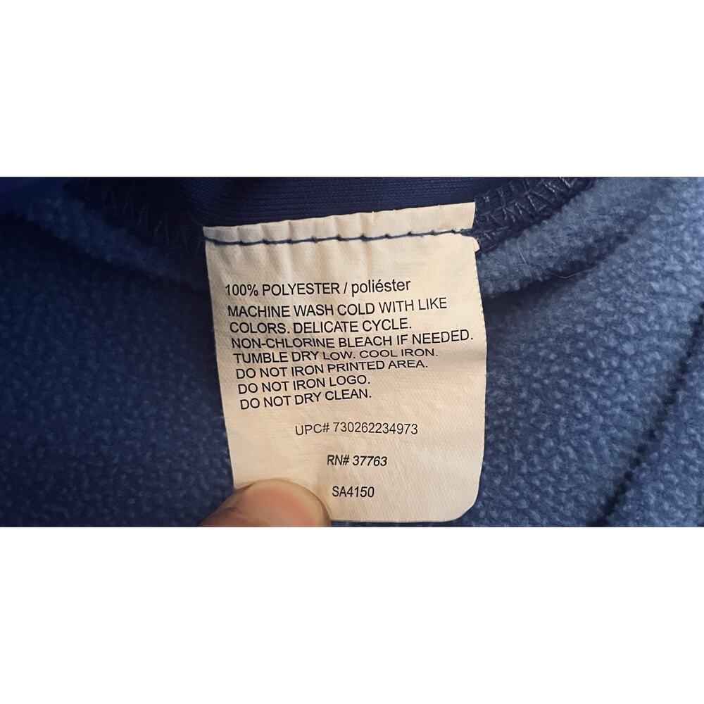 Callaway Jacket Blue 1/4 Quarter Zip Fleece Golf Long Sleeve Pullover Men's M - Picture 4 of 4